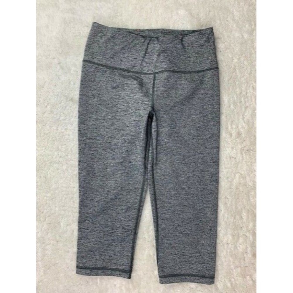 Victoria Secret Womens Sport Size S Gray Capri Athletic Pants Stretch
